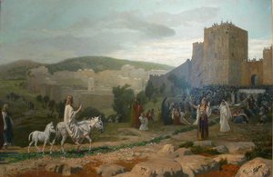 Jean-Léon Gérôme - Entry of the Christ in Jerusalem 2