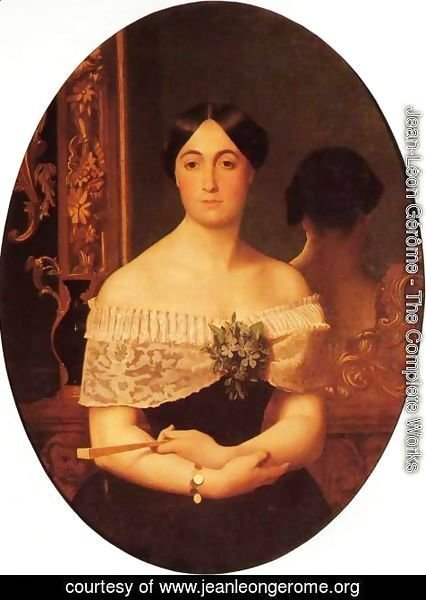 Jean-Léon Gérôme - Portrait of Marianne Elisa Birch