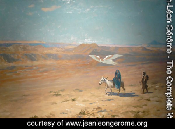 Jean-Léon Gérôme - The Flight into Egypt