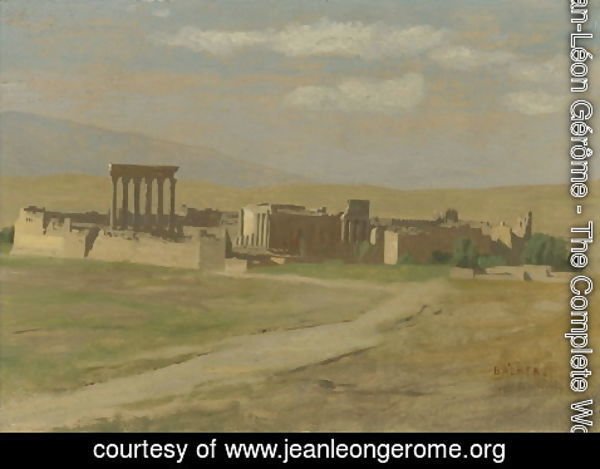 Jean-Léon Gérôme - View of Baalbek