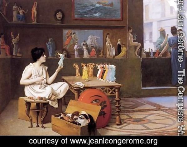 Jean-Léon Gérôme - Painting Breathes Life Into Sculpture Ii