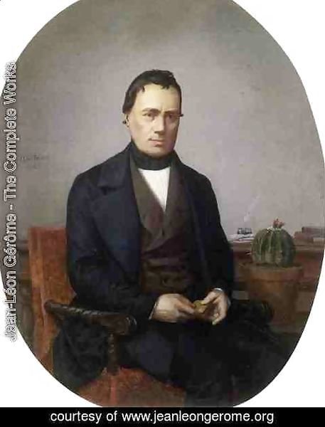 Jean-Léon Gérôme - Portrait Of A Cactus Collector