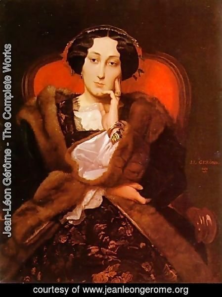 Jean-Léon Gérôme - Portrait Of A Lady I