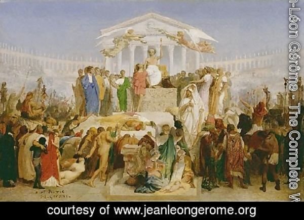 Jean-Léon Gérôme - Study For The Age Of Augustus Birth Of Christ