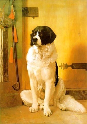 Jean-Léon Gérôme - Study Of A Dog