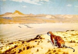 Jean-Léon Gérôme - Tiger On The Watch